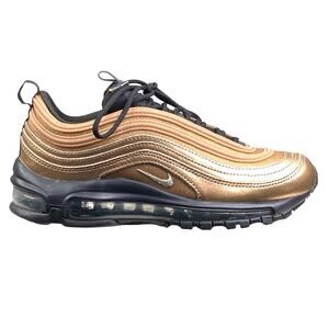 Nike Women’s Air Max 97 Copper Gold Leather Athletic Sneaker Size US 6
